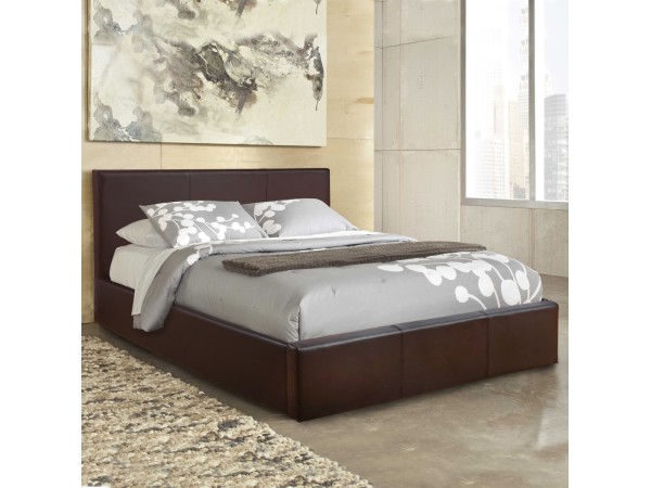 ΚΡΕΒΑΤΙ BOBBI PU ΚΑΦΕ ΜΕ ΑΠΟΘΗΚΕΥΤΙΚΟ ΧΩΡΟ HM554.02 150x200 εκ.