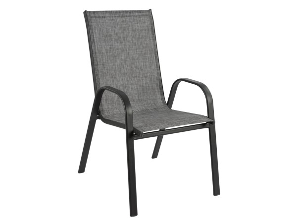 ΠΟΛΥΘΡΟΝΑ ΕΞ.ΧΩΡΟΥ LEON HM5000.01 ΜΕΤΑΛΛΙΚΗ ΓΚΡΙ ΜΕ TEXTILENE ΓΚΡΙ 54x70x93Υεκ