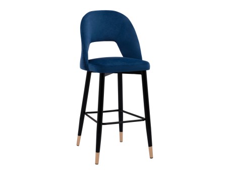 ΣΚΑΜΠΟ ΜΠΑΡ HARPER HM8526.08 ΒΕΛΟΥΔΟ ΜΠΛΕ ΜΕ ΜΕΤΑΛΛΙΚΟ ΣΚΕΛΕΤΟ 50x51x111Υ εκ.