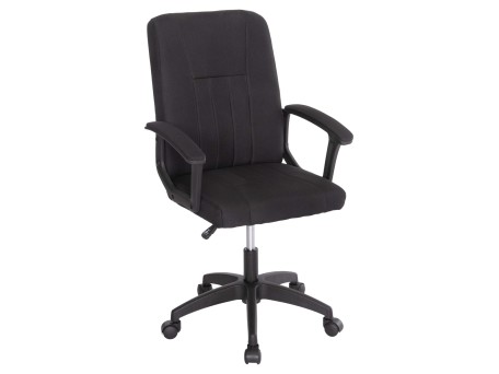 ΚΑΡΕΚΛΑ ΓΡΑΦΕΙΟΥ NIM HM1200.11 ΜΑΥΡΟ ΥΦΑΣΜΑ-ΜΑΥΡΟΣ ΣΚΕΛΕΤΟΣ & ΒΑΣΗ NYLON 58x61x101.5Υεκ