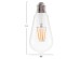 ΛΑΜΠΤΗΡΑΣ HM4188.01 LED FILAMENT 8W E27 DIMMABLE 2700K ΔΙΑΦΑΝΟΣ
