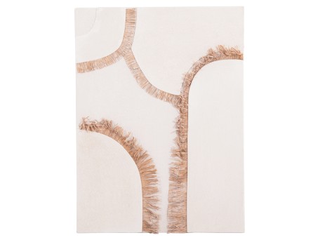 ΠΙΝΑΚΑΣ ΟΡΘΟΓΩΝΙΟΣ ΣΕΙΡΑ SANTORINI HM4532 MDF ΥΠΟΛΕΥΚΟ ΧΡΩΜΑ-ΔΙΑΚΟΣΜΗΣΗ ΜΠΕΖ 60x4,5(πάχος)x80Υεκ.