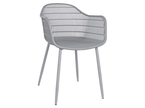 ΠΟΛΥΘΡΟΝΑ HADI ΠΟΛΥΠΡΟΠΥΛΕΝΙΟΥ ΓΚΡΙ 61x57x85Υ εκ. HM8511.10