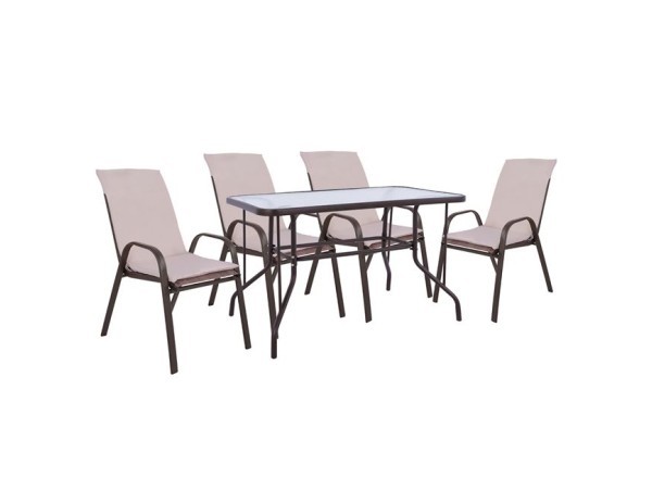 ΣΕΤ ΤΡΑΠΕΖΑΡΙΑΣ 5ΤΜΧ ΜΕ 4 ΚΑΡΕΚΛΕΣ ΜΕ ΜΑΞΙΛΑΡΙ & ΤΡΑΠΕΖΙ 110x60 ΚΑΦΕ HM10566.02 ΣΕΤ ΤΡΑΠΕΖΑΡΙΑΣ 5ΤΜΧ ΜΕ 4 ΚΑΡΕΚΛΕΣ ΜΕ ΜΑΞΙΛΑΡΙ & ΤΡΑΠΕΖΙ 110x60 ΚΑΦΕ HM10566.02