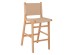 ΣΚΑΜΠΟ ΜΕΣΑΙΟΥ ΥΨΟΥΣ HM9332.01 RUBBERWOOD & ΣΧΟΙΝΙ- ΦΥΣΙΚΟ ΧΡΩΜΑ 45x46x95Υεκ.