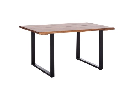 ΤΡΑΠΕΖΙ ΤΡΑΠΕΖΑΡΙΑΣ FRIGGO HM6296.01 ΞΥΛΟ ΑΚΑΚΙΑΣ--ΠΟΔΙΑ ΜΕΤΑΛΛΙΚΑ 140x80x77Υεκ.