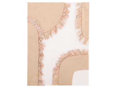 ΠΙΝΑΚΑΣ ΟΡΘΟΓΩΝΙΟΣ ΣΕΙΡΑ SANTORINI HM4533 MDF ΥΠΟΛΕΥΚΟ-ΚΑΦΕ-ΚΡΟΣΙΑ ΜΠΕΖ 60x4,5(πάχος)x80Υεκ