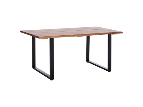 ΤΡΑΠΕΖΙ ΤΡΑΠΕΖΑΡΙΑΣ FRIGGO HM6297.01 ΞΥΛΟ ΑΚΑΚΙΑΣ--ΠΟΔΙΑ ΜΕΤΑΛΛΙΚΑ 160x80x77Υεκ.