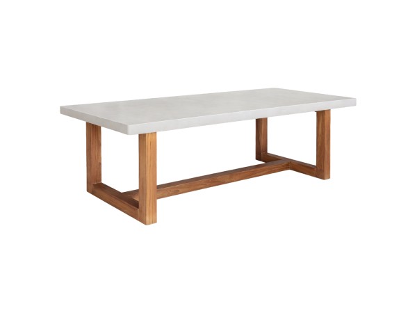 ΤΡΑΠΕΖΙ ΤΡΑΠΕΖΑΡΙΑΣ ASTOR HM6572.02 ΜΠΕΖ FIBER CEMENT--ΞΥΛΟ ΑΚΑΚΙΑΣ 240x100x75Υεκ