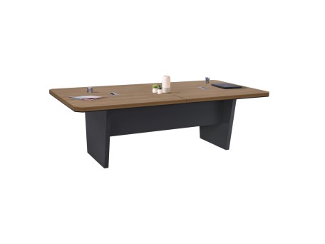 ΕΠΑΓΓΕΛΜΑΤΙΚΟ ΓΡΑΦΕΙΟ ΣΥΝΕΔΡΙΑΣΕΩΝ HM2361 SUPREME HONEY OAK & ΓΚΡΙ 240x120x75Υεκ.