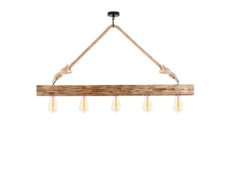 ΦΩΤΙΣΤΙΚΟ ΟΡΟΦΗΣ 5ΦΩΤΟ ΞΥΛΙΝΟ ΜΕ ΣΧΟΙΝΙ HM7263 100Χ7Χ53 εκ.