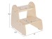 ΠΑΙΔΙΚΗ ΣΚΑΛΑ/ΣΚΑΜΠΟ RICKI HM18340.01 MDF & ΚΟΝΤΡΑΠΛΑΚΕ ΦΥΣΙΚΟ 33x43.5x40.5Υεκ