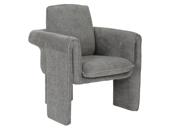 ΠΟΛΥΘΡΟΝΑ CRUSHER HM9681.01 ΓΚΡΙ ΜΠΟΥΚΛΕ ΥΦΑΣΜΑ-ΜΕΤΑΛΛΙΚΟΣ ΣΚΕΛΕΤΟΣ 82x78x87Υεκ.