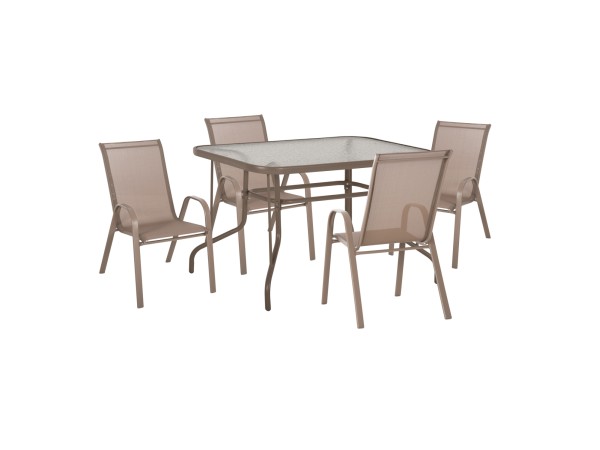 ΣΕΤ ΤΡΑΠΕΖΑΡΙΑΣ ΕΞ.ΧΩΡΟΥ 5ΤΜΧ LEON HM21041 ΤΡΑΠΕΖΙ-ΚΑΡΕΚΛΕΣ ΜΕΤΑΛΛΟ ΣΑΜΠΑΝΙ ΣΕΤ ΤΡΑΠΕΖΑΡΙΑΣ ΕΞ.ΧΩΡΟΥ 5ΤΜΧ LEON HM21041 ΤΡΑΠΕΖΙ-ΚΑΡΕΚΛΕΣ ΜΕΤΑΛΛΟ ΣΑΜΠΑΝΙ