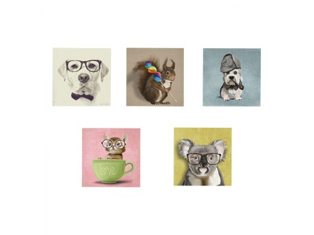 ΠΙΝΑΚΑΣ ΠΕΝΤΑΠΤΥΧΟ MDF CLEVER PETS HM7205.01 75X0,3X15 εκ.