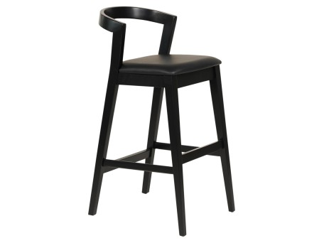 ΣΚΑΜΠΟ ΜΠΑΡ NAMI HM9952.02 RUBBERWOOD & PU-ΜΑΥΡΟ 47,5x59x102,5Υεκ.