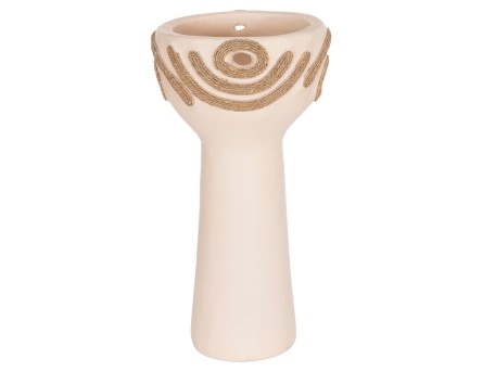 ΕΠΙΤΡΑΠΕΖΙΟ ΔΙΑΚΟΣΜΗΤΙΚΟ DEAN HM4679.02 ΚΡΕΜ ΤΕΡΑΚΟΤΑ & ΣΧΟΙΝΙ AGEL Φ18x35Υεκ