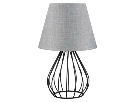 ΦΩΤΙΣΤΙΚΟ ΕΠΙΤΡΑΠΕΖΙΟ ΜΕΤΑΛΛΙΚΟ ΜΑΥΡΟ - ΑΣΗΜΙ HM7604.02