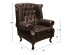 ΠΟΛΥΘΡΟΝΑ-ΜΠΕΡΖΕΡΑ T.CHESTERFIELD POLINA HM0053.01 PU ΣΚ.ΚΑΦΕ 83x75x107 εκ.