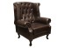 ΠΟΛΥΘΡΟΝΑ-ΜΠΕΡΖΕΡΑ T.CHESTERFIELD POLINA HM0053.01 PU ΣΚ.ΚΑΦΕ 83x75x107 εκ.