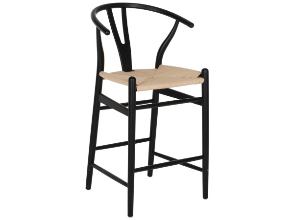 ΣΚΑΜΠΟ ΜΕΣΑΙΟΥ ΥΨΟΥΣ BRAVE ΟΞΙΑΣ ΜΕ ΔΙΧΑΛΩΤΗ ΠΛΑΤΗ ΜΑΥΡΟ HM9405.02 48x53x100Υ εκ