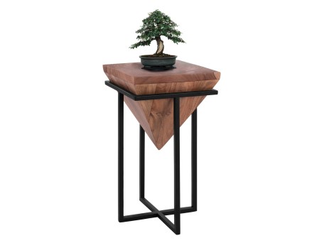 ΤΡΑΠΕΖΙ ΒΟΗΘΗΤΙΚΟ HALIMA HM8213.11 ΑΠΟ ΜΑΣΙΦ ΚΟΡΜΟ ΑΚΑΚΙΑΣ 29x29x53Υ εκ.