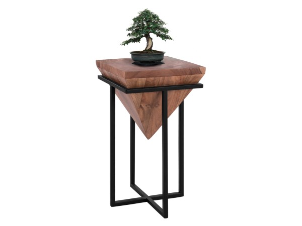 ΤΡΑΠΕΖΙ ΒΟΗΘΗΤΙΚΟ HALIMA HM8213.11 ΑΠΟ ΜΑΣΙΦ ΚΟΡΜΟ ΑΚΑΚΙΑΣ 29x29x53Υ εκ.