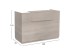 ΓΡΑΦΕΙΟ ΥΠΟΔΟΧΗΣ BARRY HM2153.01 ΜΕΛΑΜΙΝΗ ΣΕ SONAMA 160x70x110Υεκ.