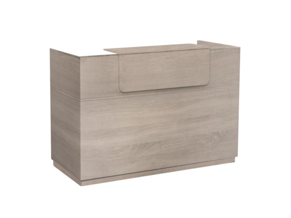 ΓΡΑΦΕΙΟ ΥΠΟΔΟΧΗΣ BARRY HM2153.01 ΜΕΛΑΜΙΝΗ ΣΕ SONAMA 160x70x110Υεκ.