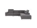 ΚΑΝΑΠΕΣ ΔΕΞΙΑ ΓΩΝΙΑ 5Θ ΜΕ RECLINE LUNARIS HM3316.01R ΓΚΡΙ ΥΦΑΣΜΑ 307x267x94Yεκ