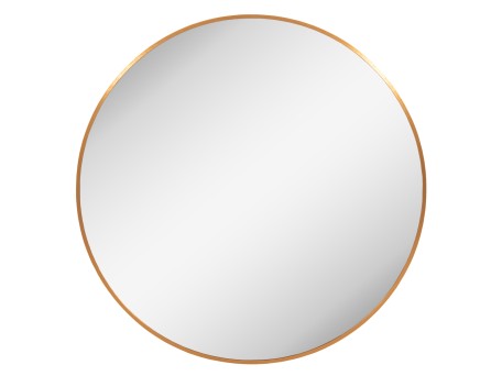 ΚΑΘΡΕΠΤΗΣ ΤΟΙΧΟΥ ΣΕΙΡΑ ARCHER HM4498.30 ΠΛΑΙΣΙΟ ΣΤΡΟΓΓΥΛΟ ΑΛΟΥΜΙΝΙΟΥ ΧΡΥΣΟ Φ80εκ