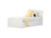 ΚΡΕΒΑΤΙ ADLER ΜΕΛΑΜΙΝΗΣ ΜΟΝΟ ΓΙΑ ΣΤΡΩΜΑ 90Χ200εκ. ΛΕΥΚΟ HM2433.03
