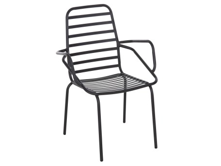 ΠΟΛΥΘΡΟΝΑ ΕΞ.ΧΩΡΟΥ FREE HM6045 ΜΕΤΑΛΛΙΚΗ ΜΑΥΡΗ 61x53x87Yεκ.