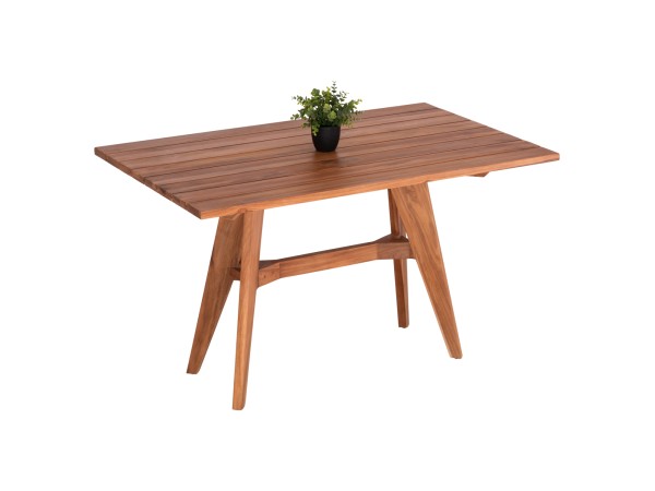 ΤΡΑΠΕΖΙ ΟΡΘΟΓΩΝΙΟ LEO HM6137 ΜΑΣΙΦ ΞΥΛΟ ΤΕΑΚ 130x80x76Υεκ.