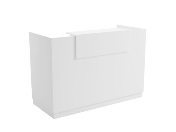 ΓΡΑΦΕΙΟ ΥΠΟΔΟΧΗΣ BARRY HM2153.02 ΜΕΛΑΜΙΝΗ ΣΕ ΛΕΥΚΟ 160x70x110Υεκ.