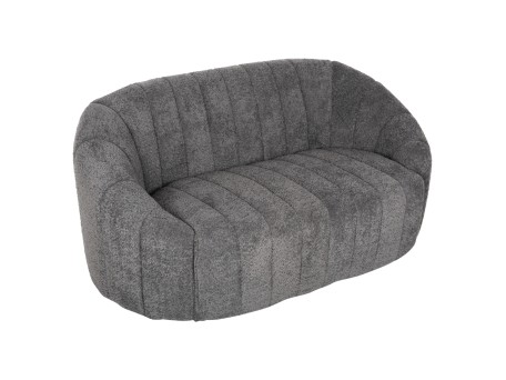 ΚΑΝΑΠΕΣ 2-ΘΕΣΙΟΣ ΜΟΒΥ HM9595.01 ΓΚΡΙ ΜΠΟΥΚΛΕ ΥΦΑΣΜΑ 145x82x67Υεκ.