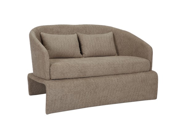 ΚΑΝΑΠΕΣ ΔΙΘΕΣΙΟΣ BEVY2 HM9678.03 ΜΠΕΖ ΜΠΟΥΚΛΕ ΥΦΑΣΜΑ-ΜΕΤΑΛΛΙΚΟΣ ΣΚΕΛΕΤΟΣ 128x72x74Υεκ.