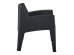 ΠΟΛΥΘΡΟΝΑ ΠΟΛΥΠΡΟΠΥΛΕΝΙΟΥ LOUNGE SLEEK HM6365.02 ΜΑΥΡΟ 62,5x48,5x73Υεκ.