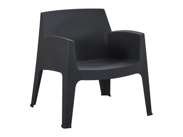 ΠΟΛΥΘΡΟΝΑ ΠΟΛΥΠΡΟΠΥΛΕΝΙΟΥ LOUNGE SLEEK HM6365.02 ΜΑΥΡΟ 62,5x48,5x73Υεκ.