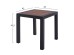 ΤΡΑΠΕΖΙ ΑΛΟΥΜΙΝΙΟΥ SABRA HM5403.02 ΓΚΡΙ ΜΕ POLYWOOD 45Χ45X45,5 εκ.