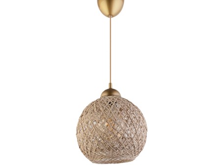 ΦΩΤΙΣΤΙΚΟ ΟΡΟΦΗΣ ΕΣΩΤΕΡΙΚΟΥ ΧΩΡΟΥ ΚΡΕΜΑΣΤΟ HM7352.04 ΑΠΟ ΣΧΟΙΝΙ ΜΠΕΖ Φ22x55Υ εκ.