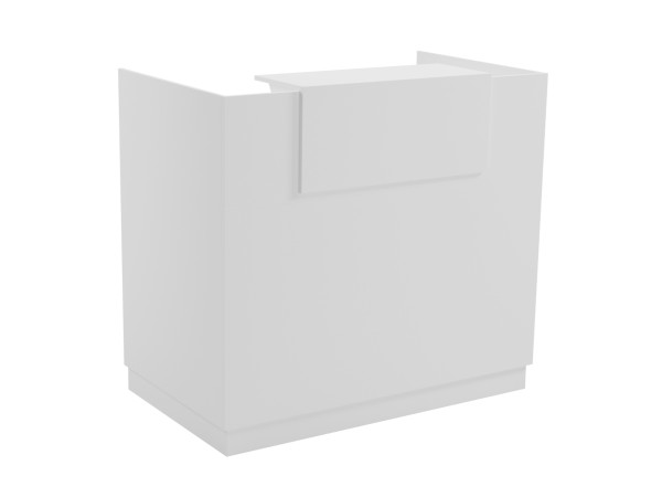 ΓΡΑΦΕΙΟ ΥΠΟΔΟΧΗΣ BARRY HM2152.02 ΜΕΛΑΜΙΝΗ ΣΕ ΛΕΥΚΟ 120x70x110Υεκ.