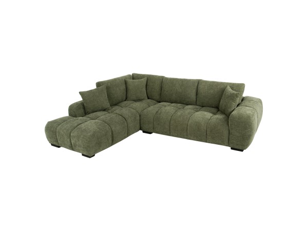 ΚΑΝΑΠΕΣ ΓΩΝΙΑ (ΑΡΙΣΤΕΡΗ) COVEN HM3266.14L ΠΡΑΣΙΝΟ ΥΦΑΣΜΑ 298x102-208x85Υεκ.