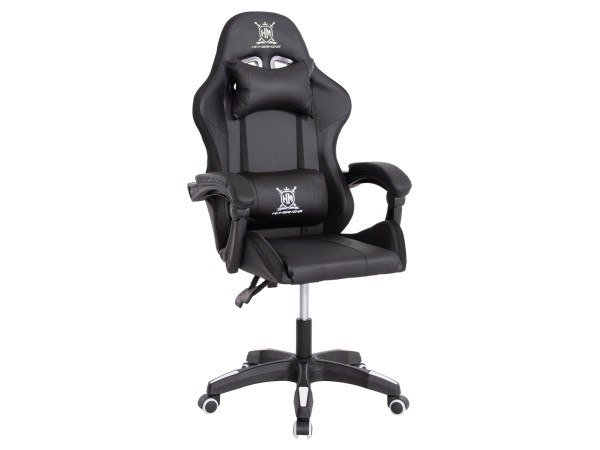 ΠΟΛΥΘΡΟΝΑ GAMING DARREN HM1203.04 ΜΑΥΡΟ-ΛΕΥΚΟ PVC & NYLON 58.5x100x120Υεκ.