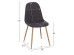 ΣΕΤ ΤΡΑΠΕΖΑΡΙΑΣ 5ΤΜΧ MINARDO HM21179 MDF TOP ΣΕ ΜΑΥΡΟ--ΣΚΟΥΡΟ ΓΚΡΙ ΥΦΑΣΜΑ
