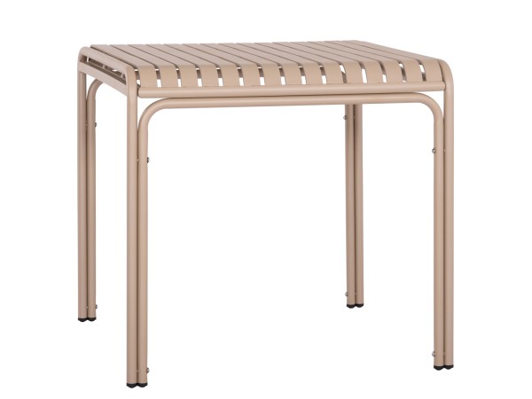 ΤΡΑΠΕΖΙ ΤΕΤΡΑΓΩΝΟ ΑΛΟΥΜΙΝΙΟΥ RACHEL HM6338.04 ΣΑΜΠΑΝΙ 80x80x76Υεκ.