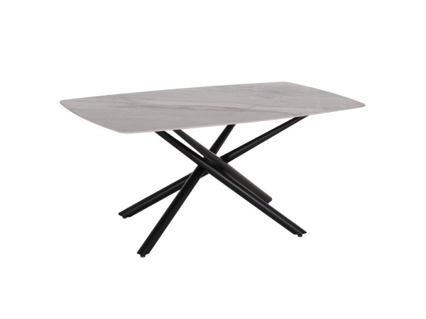 ΤΡΑΠΕΖΙ ΤΡΑΠΕΖΑΡΙΑΣ ISKA HM18423 ΚΕΡΑΜΙΚΟ TOP ΣΕ ΛΕΥΚΟ/ΚΑΦΕ ΜΑΡΜΑΡΟ 178x89x79Υεκ