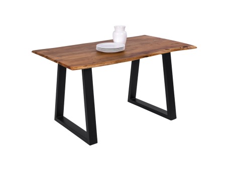 ΤΡΑΠΕΖΙ ΤΡΑΠΕΖΑΡΙΑΣ MONTANA SLIM HM8163.11 ΞΥΛΟ ΑΚΑΚΙΑΣ ΣΕ ΦΥΣΙΚΟ 140x80x77Υ