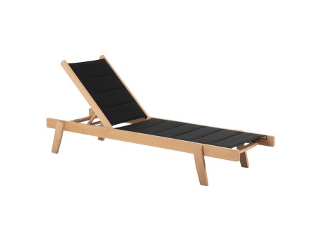 ΞΑΠΛΩΣΤΡΑ MILOS HM10650.03 ΞΥΛΟ ΟΞΙΑΣ ΣΕ ΦΥΣΙΚΟ-ΜΑΥΡΟ TEXTILENE 204x65x31,5-92,5Υ εκ.