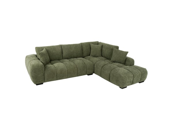 ΚΑΝΑΠΕΣ ΓΩΝΙΑ (ΔΕΞΙΑ) COVEN HM3266.14R ΠΡΑΣΙΝΟ ΥΦΑΣΜΑ 298x102-208x85Υεκ.